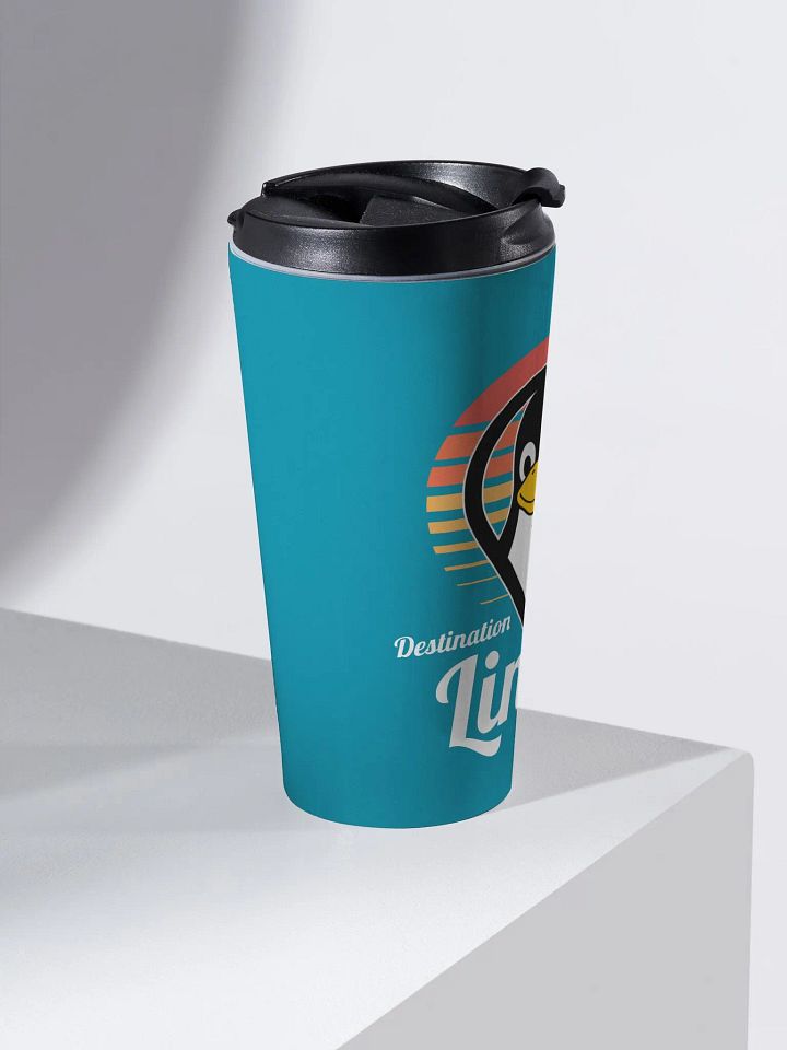Destination Linux Retro Vibes - Travel Mug product image (2)