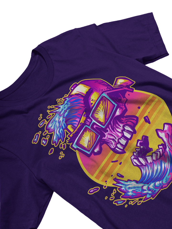 GrumpyBeard WaveSkull - T-Shirt - Unisex sizing product image (2)