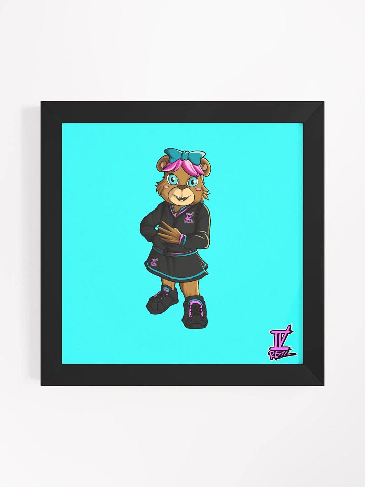 Standing Girl Bear Poster product image (1)