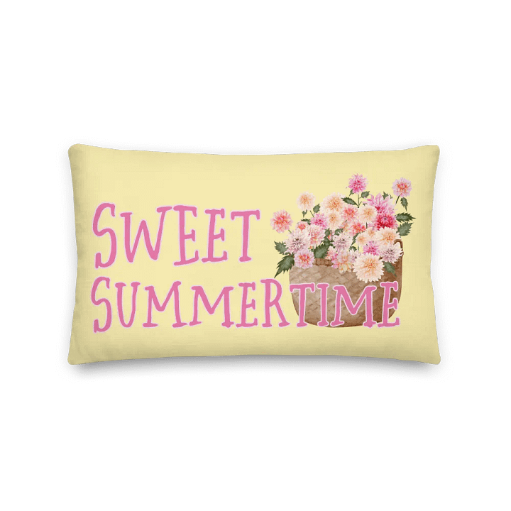 Sweet Summertime Floral Bliss Pillow product image (1)