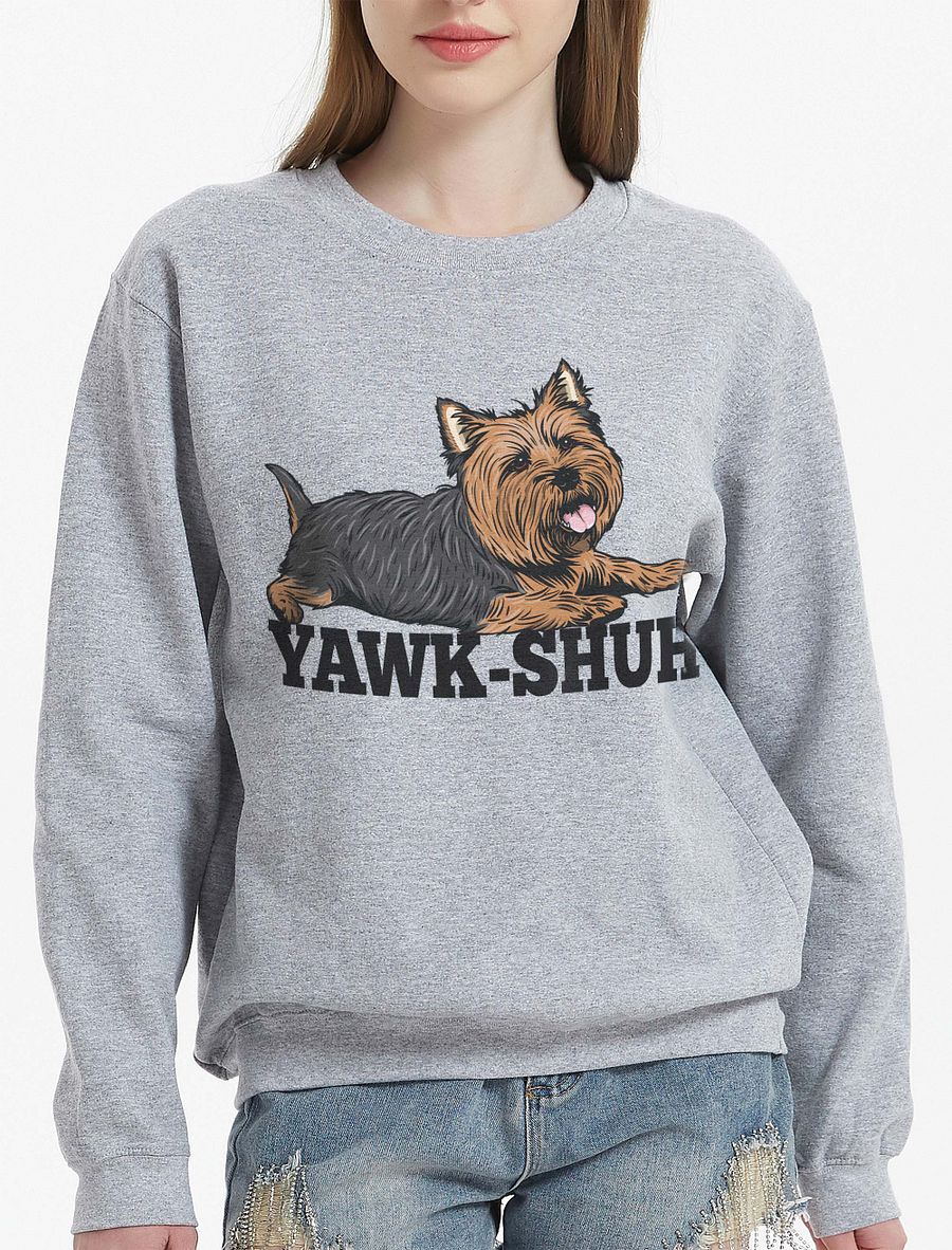 Yawk-Shuh Sweatshirt of a Yorkshire Terrier | Funny Shirt for Yorkie Paw-rents product image (23)