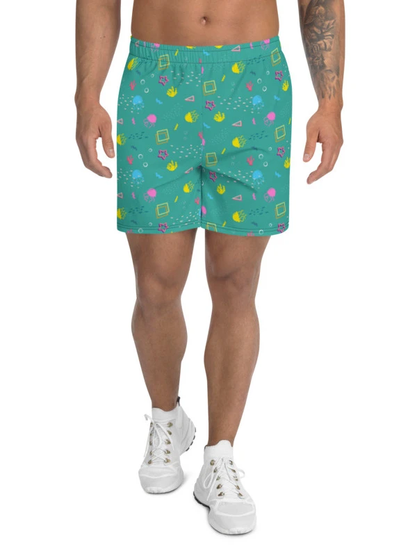 Shifty Seas pattern recycled athletic shorts product image (2)