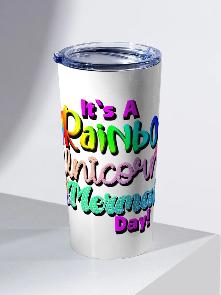 Rainbow Unicorn Mermaid 20oz Tumbler product image (2)