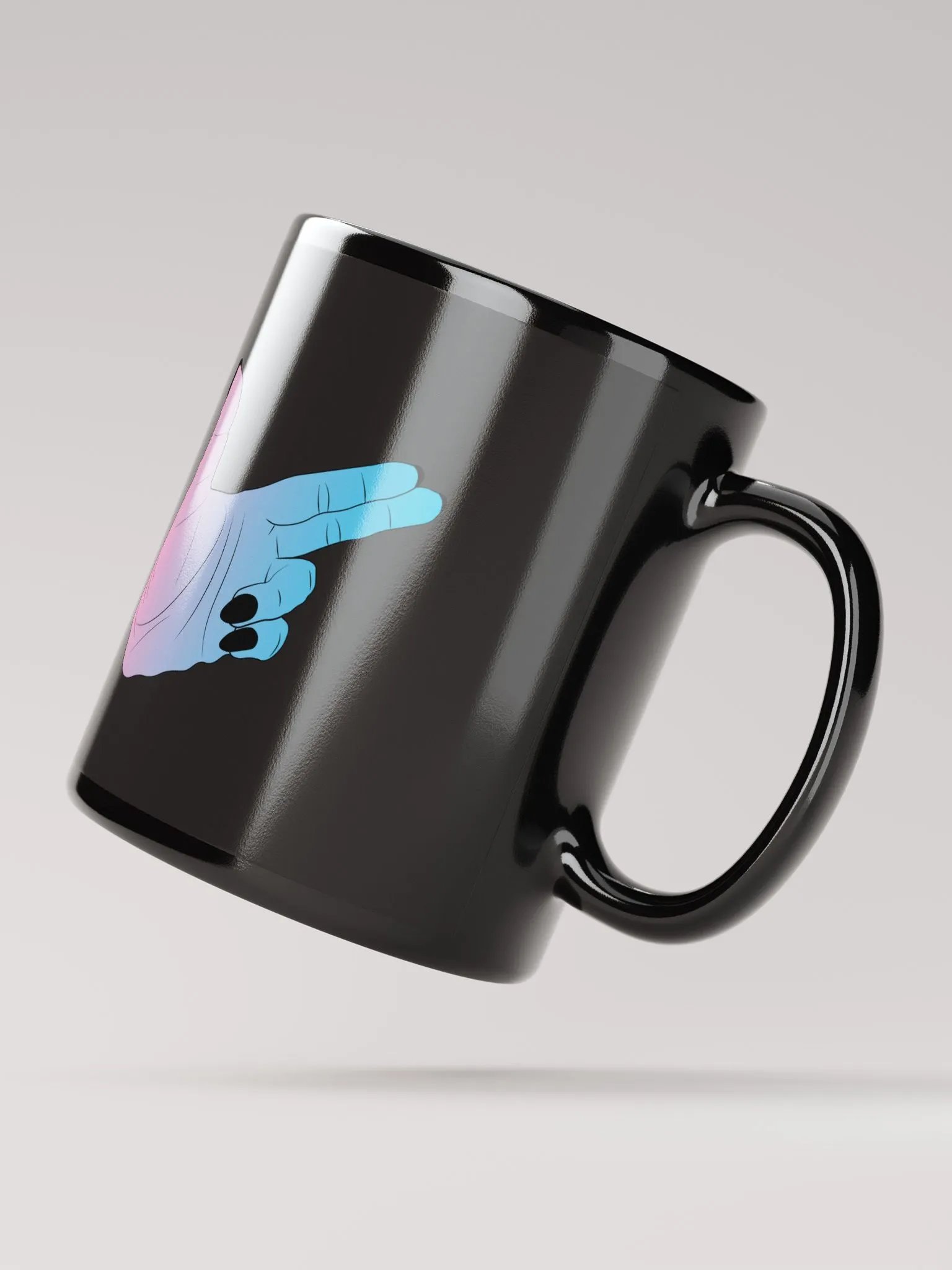 Finger Guns (trans flag) Mug product image (4)