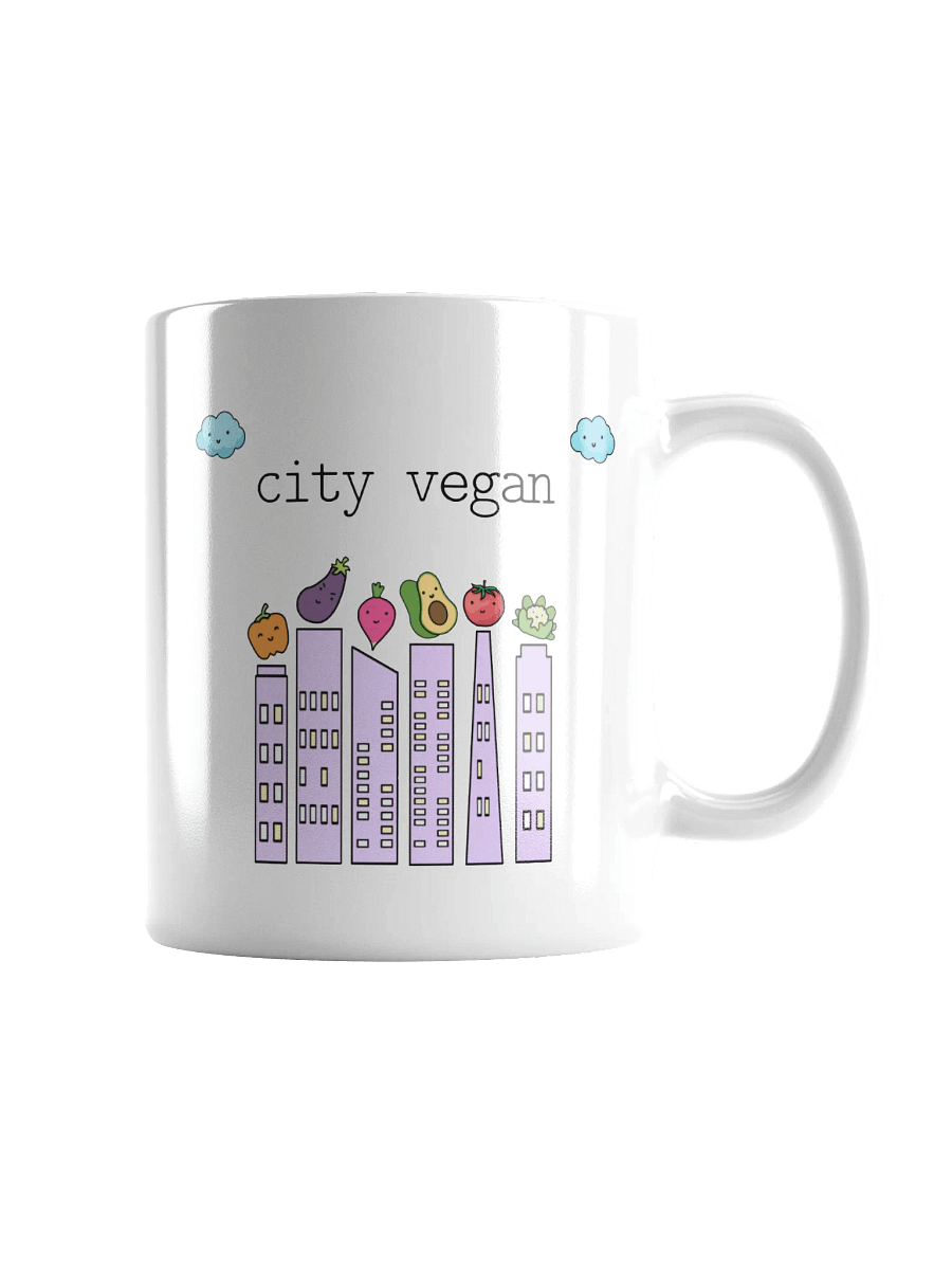 “City Vegan” Coffee or Tea Mug product image (1)