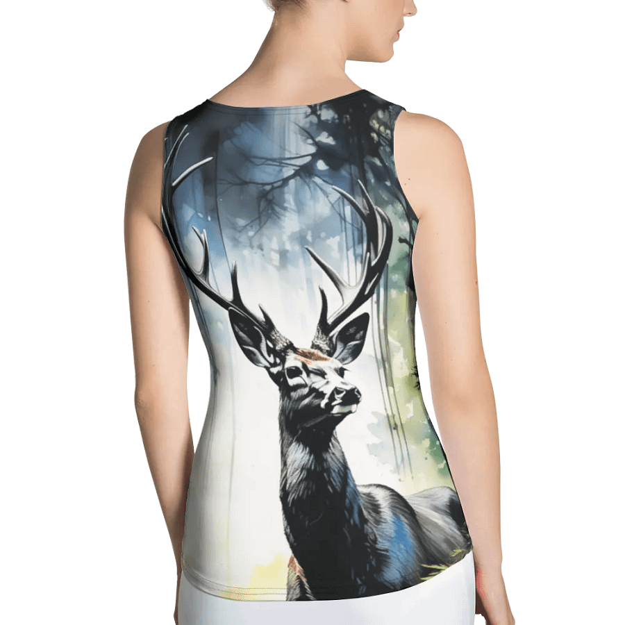 All-Over Printed Tanktop by Sublicolor - Deer green product image (2)