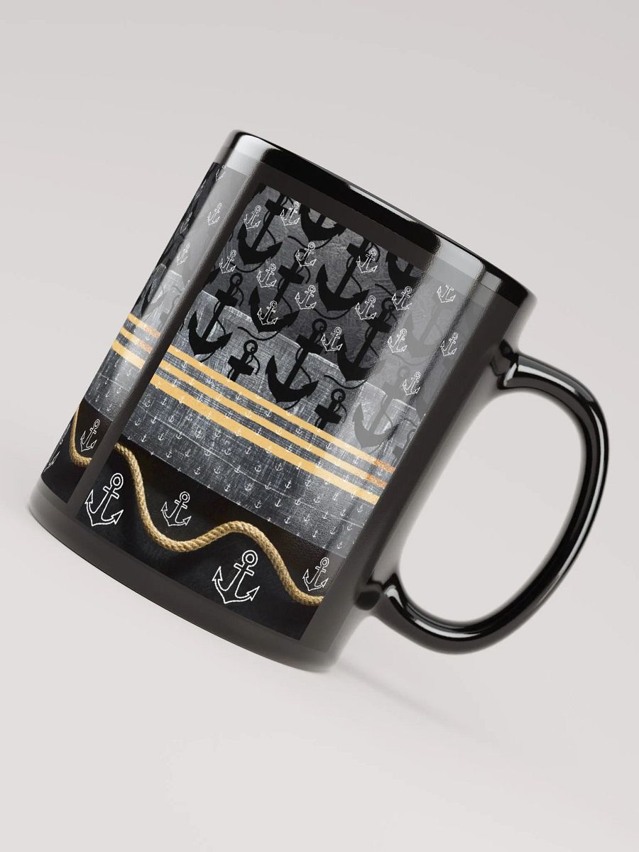 JoBeth Nautical ⚓ Black Glossy Mug product image (8)