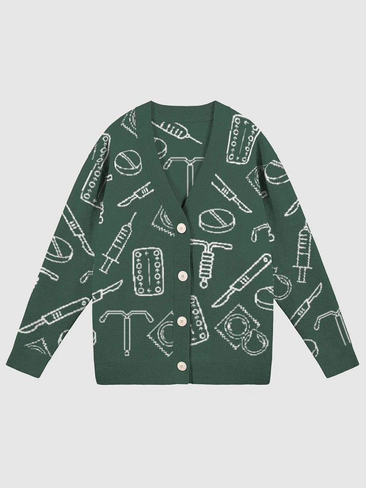 birth control icons (green cardigan) product image (1)
