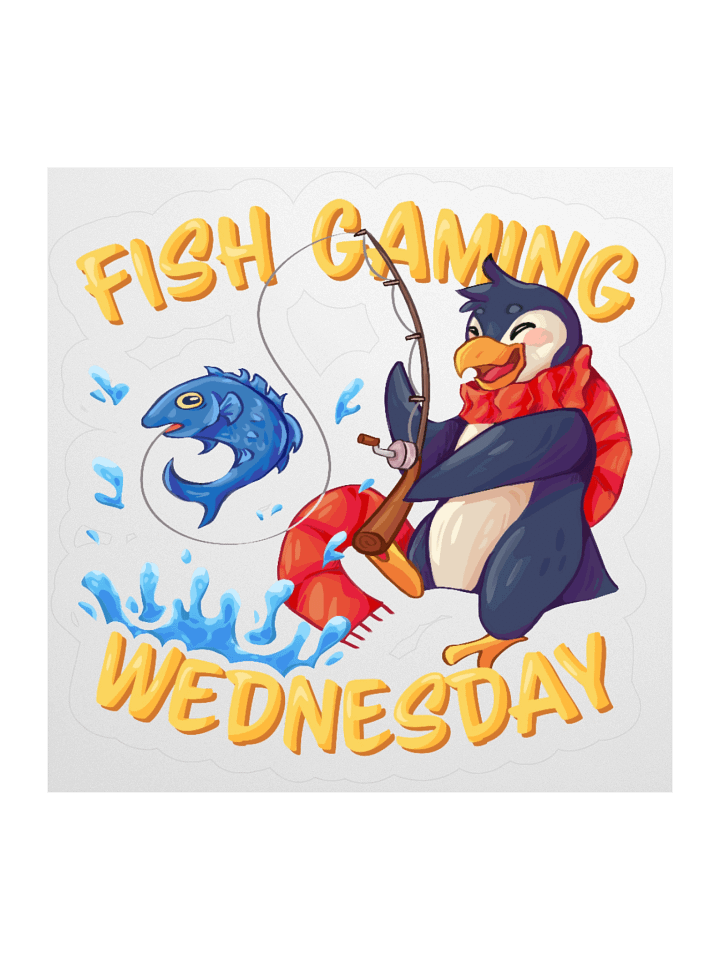 Fish Gaming Wednesday [Sticker] product image (1)