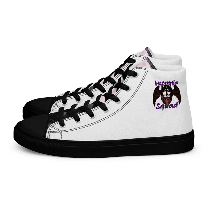 Women's White Insomnia Squad Canvas Hi-Tops product image (2)