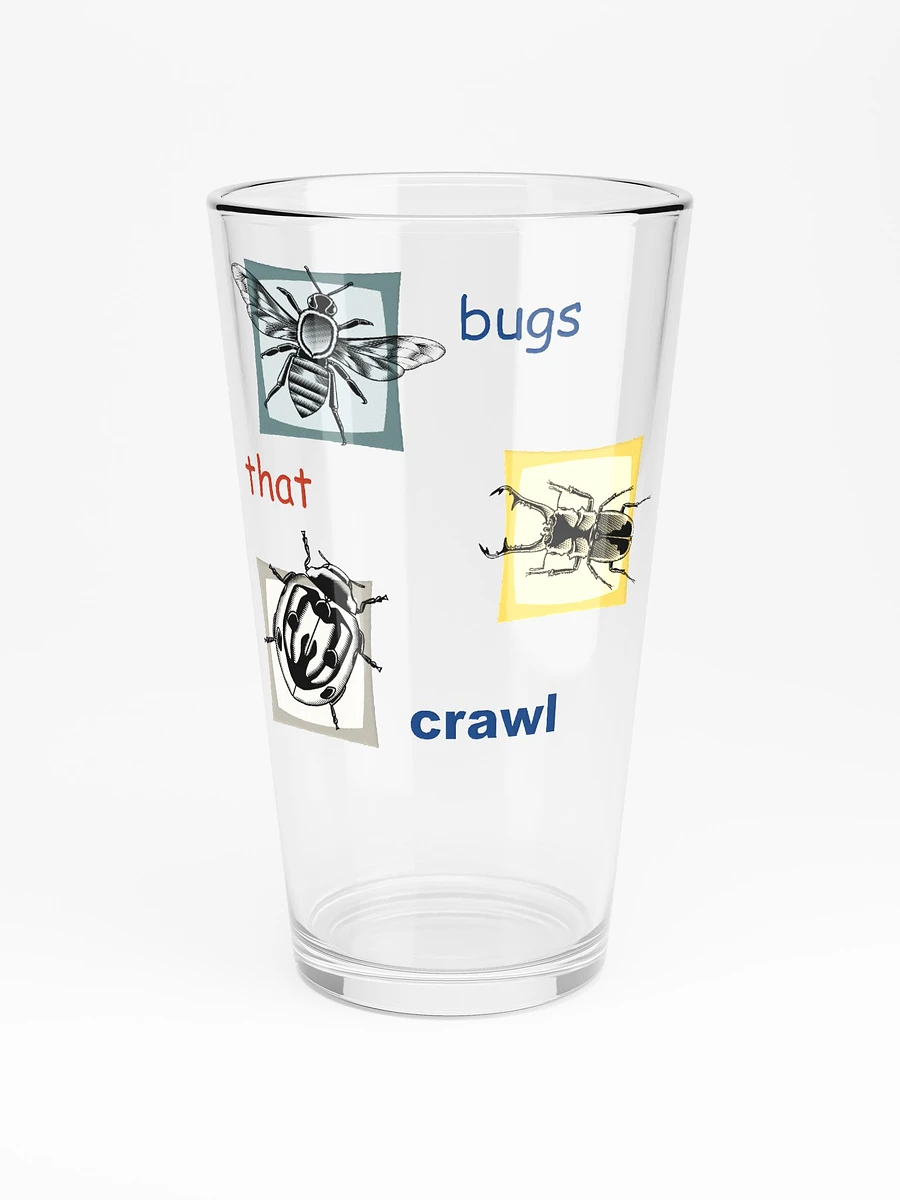 bugs that crawl pint glass product image (3)