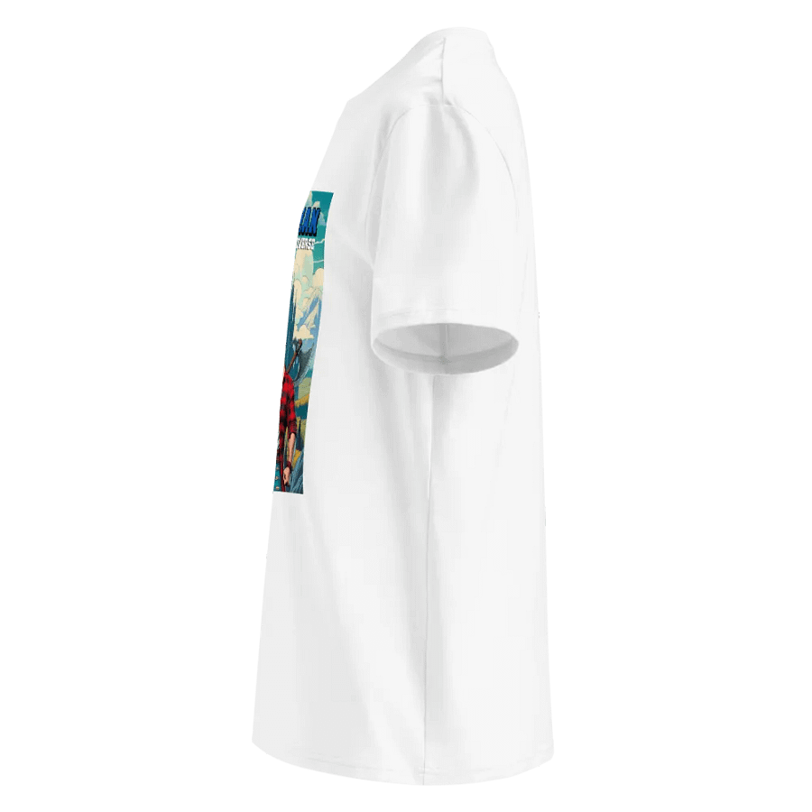 DREW-MAN and the Masters of the Podverse - Organic Cotton Short Sleeve T-Shirt product image (3)
