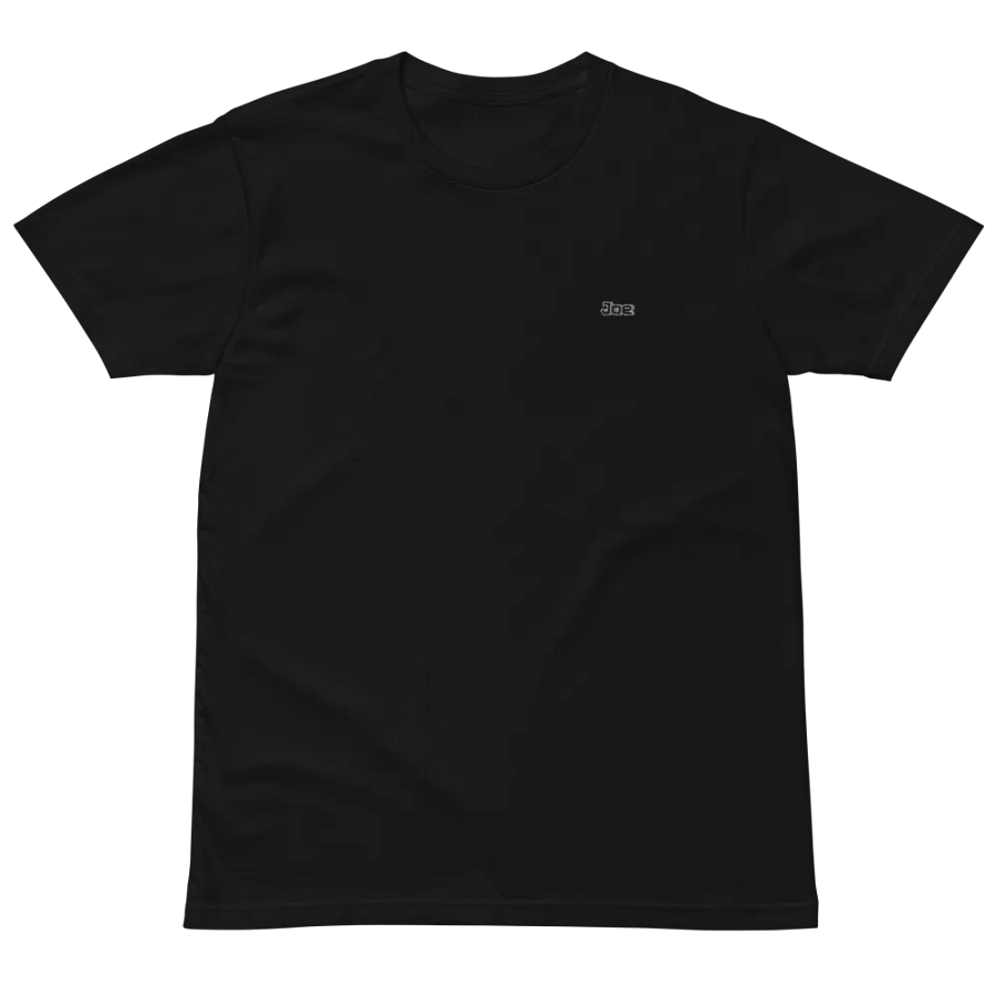 Joe - Embroidered - Unisex Premium T-Shirt - Black HApex Gear Black Logo product image (9)