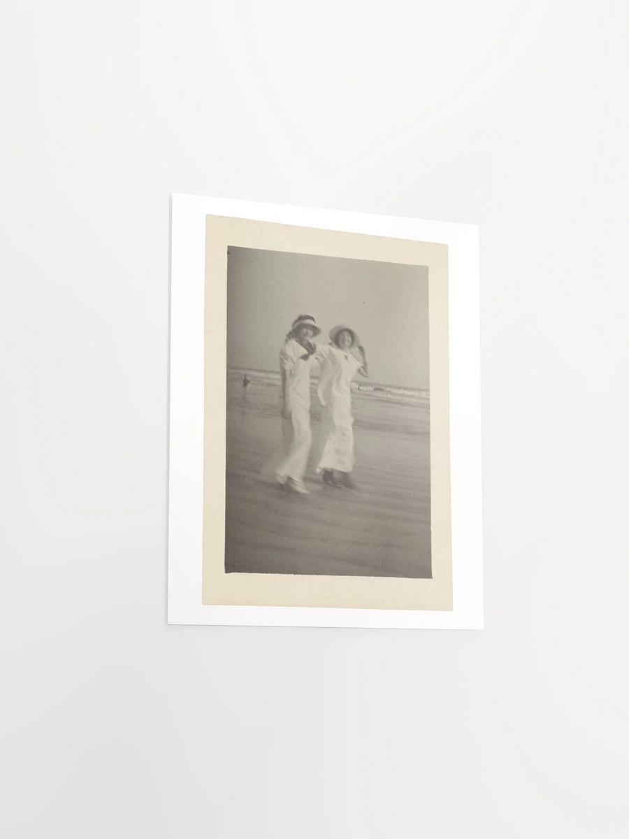 Women In White Dresses On Beach By Louis Fleckenstein (1907–1943) - Print product image (9)