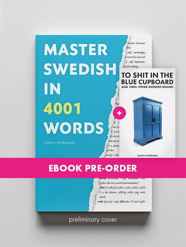 Master Swedish in 4001 Words (E-book) product image (1)
