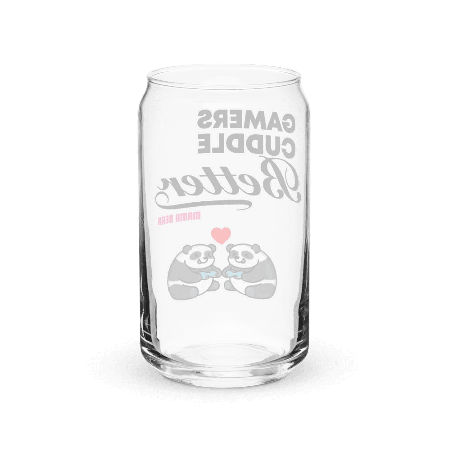 Gamers Cuddle Better Can-Shaped Glass product image (8)