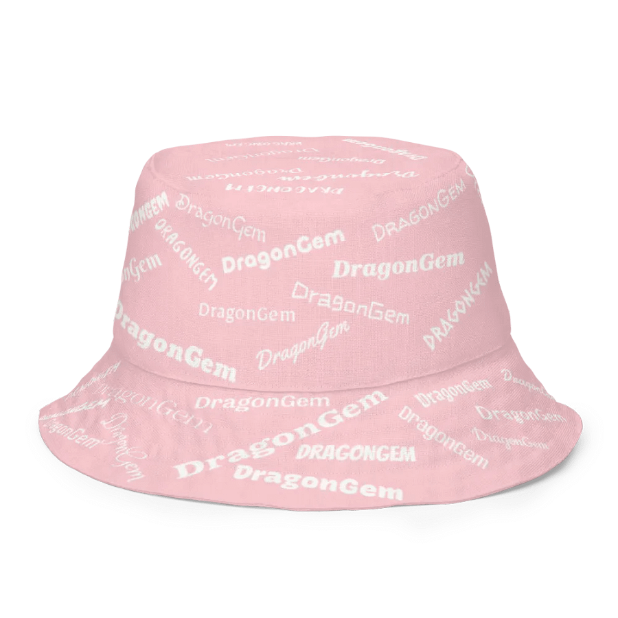DragonGem Pink Reversible Bucket Hat product image (1)