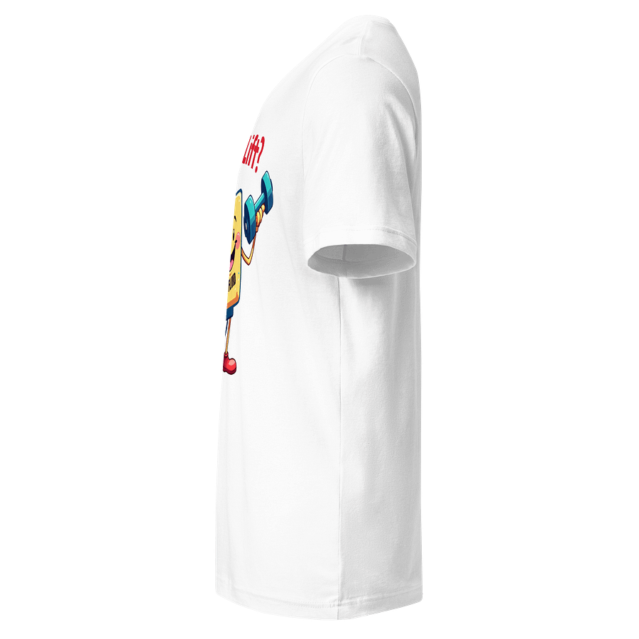 Cheerful IV Fluid Bag Cartoon Workout Tee product image (11)