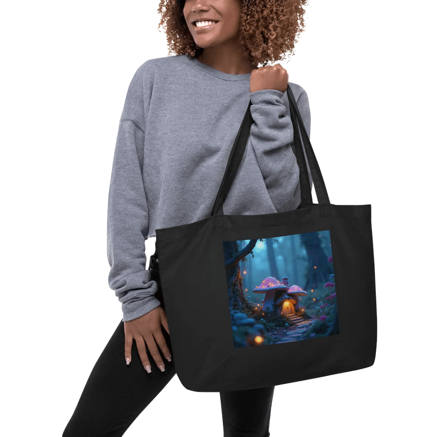 Enchanted Mushroom House Organic Tote product image (5)