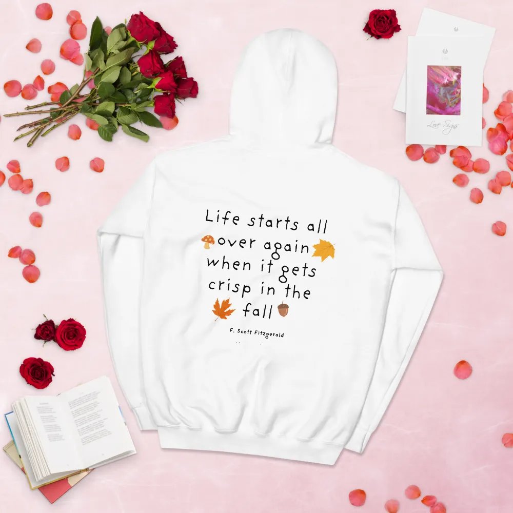 Cozy Fall Hoodie with an Inspirational Autumn Quote product image (10)