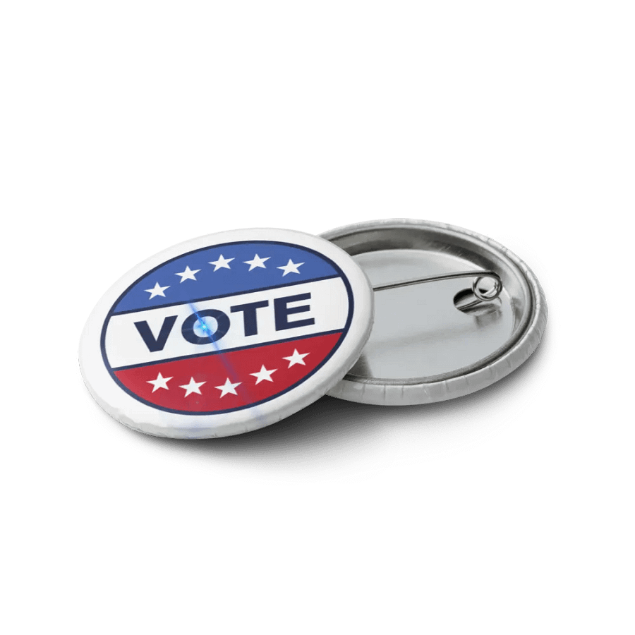 Patriotic Vote Pin Buttons Set product image (12)