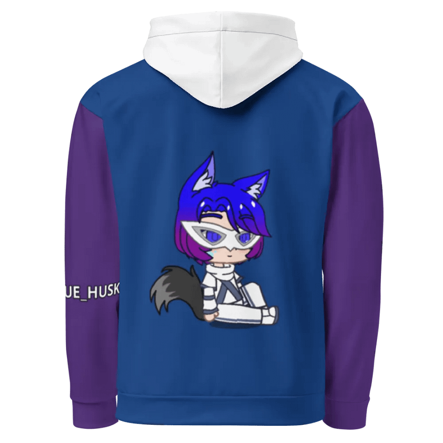 AMP_THE_BLUE_HUSKY- Unisex Hoodie product image (9)