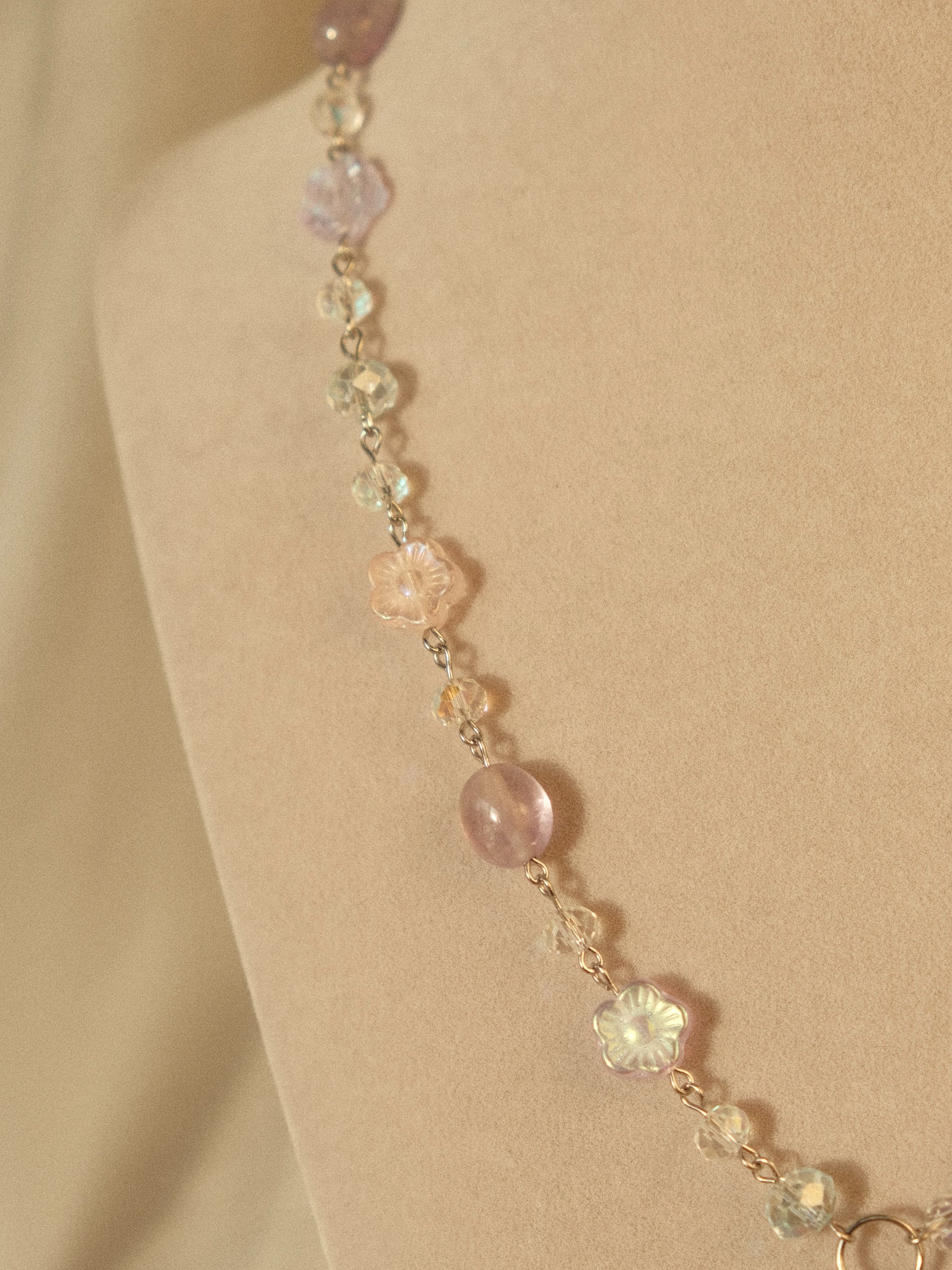 Rose Quartz & Amethyst Pastel Necklace product image (4)