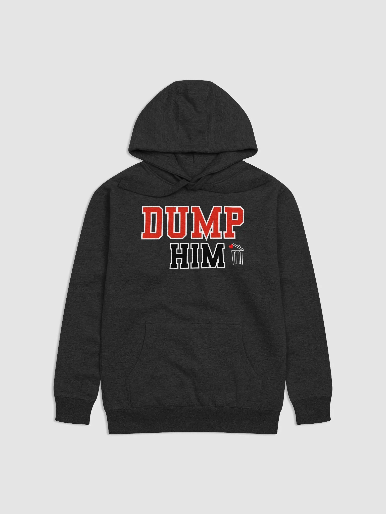 Dump Him Illustration of Heart And Dustbin product image (1)