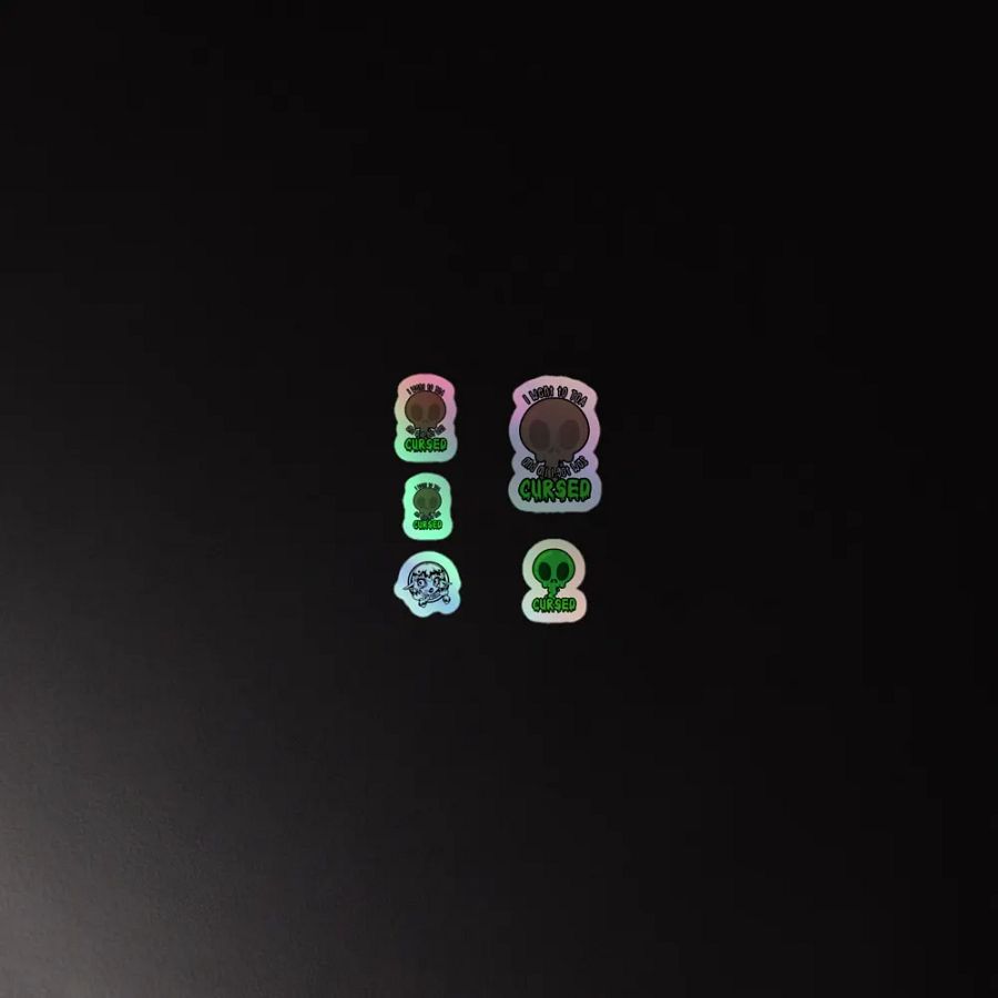 All I Got Was Cursed - Warrior - Holo Sticker Sheet product image (2)