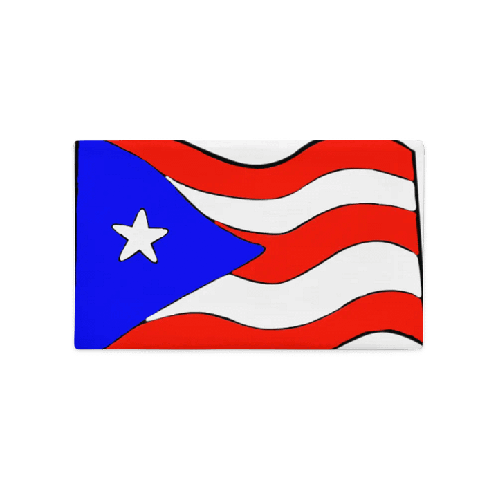 juni love with puerto rican flag pillow product image (2)