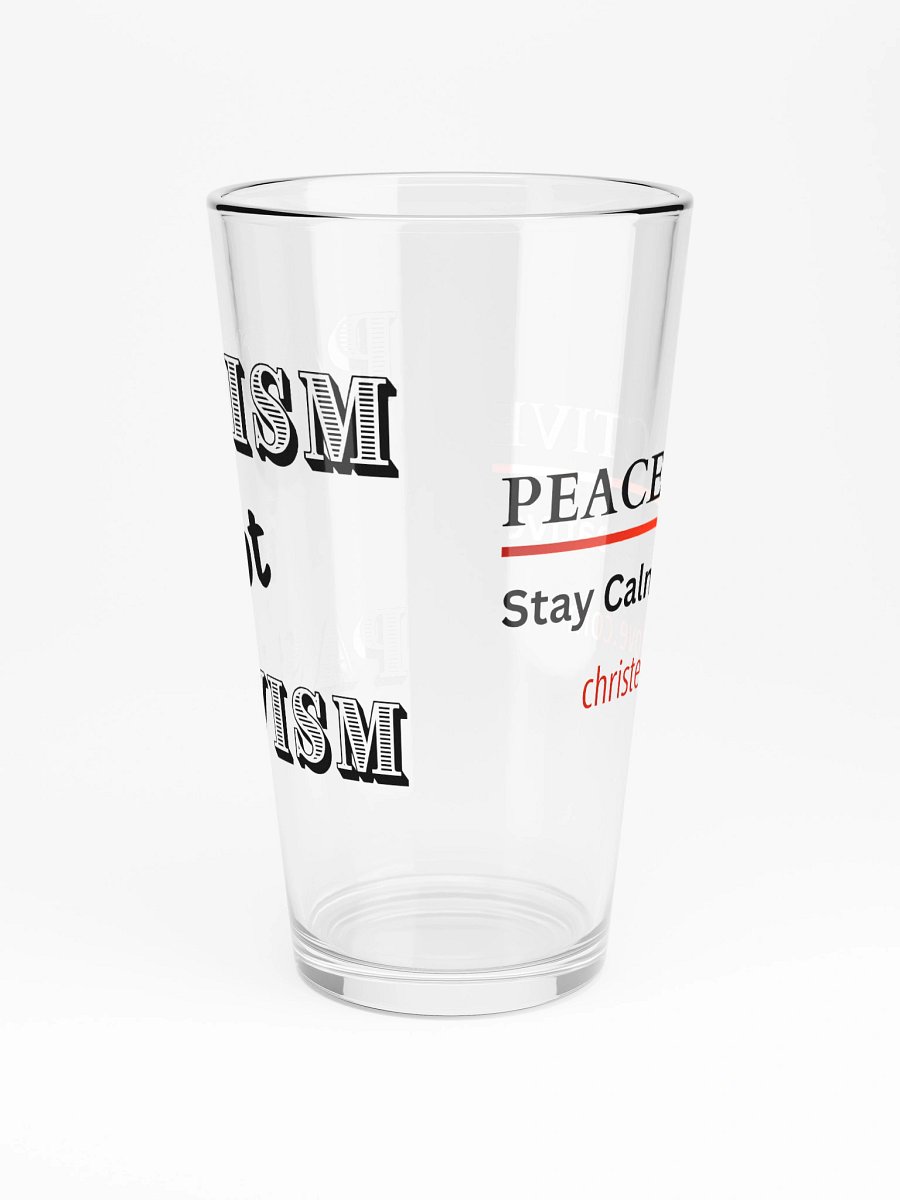 Pacifism is not Passivism Shaker Pint Glass product image (3)