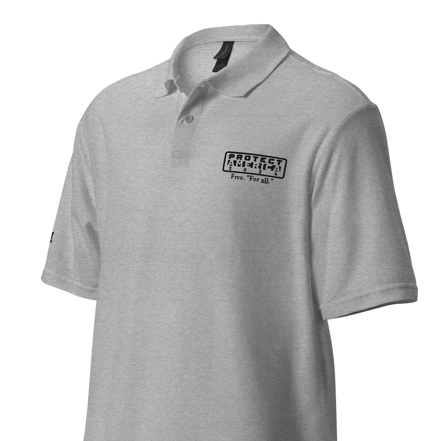 Protect America 2024 Polo shirt (black text) product image (7)