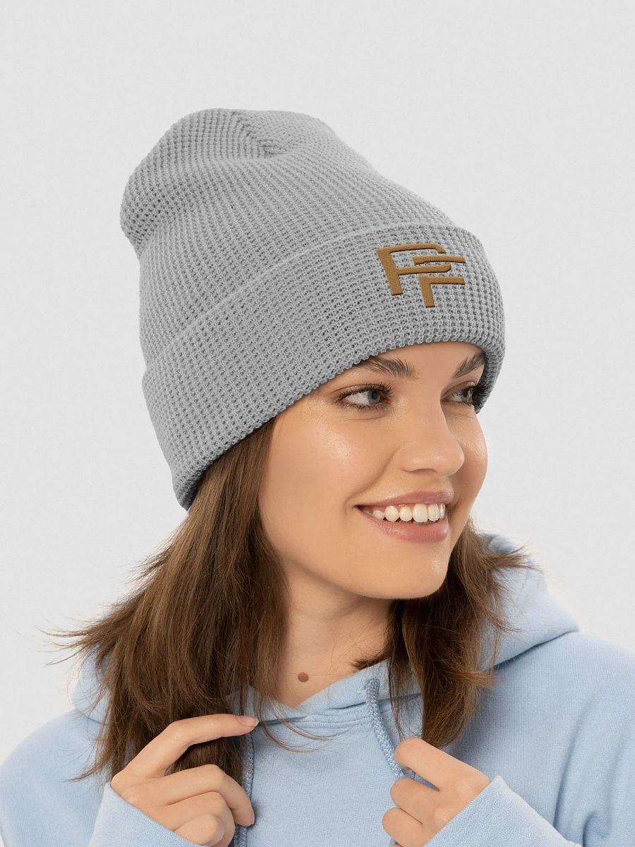 Waffle Beanie (Grey) product image (7)