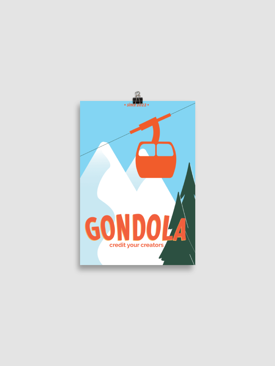 Ski Lift Poster [Enhanced Matte Paper] (various sizes in cm) product image (2)