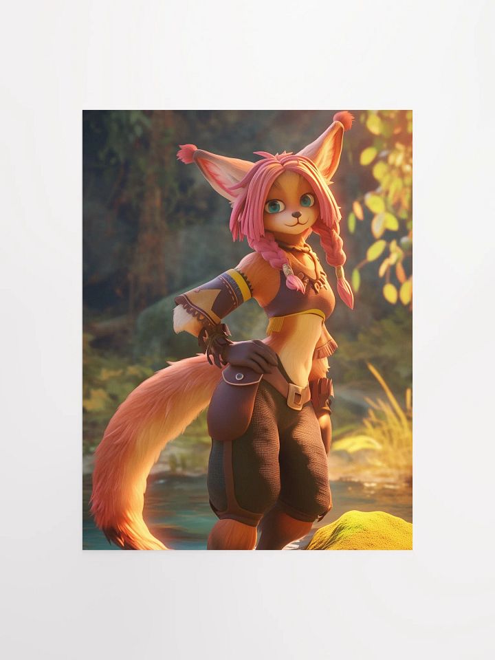 Adventurous Fox Explorer Poster product image (1)