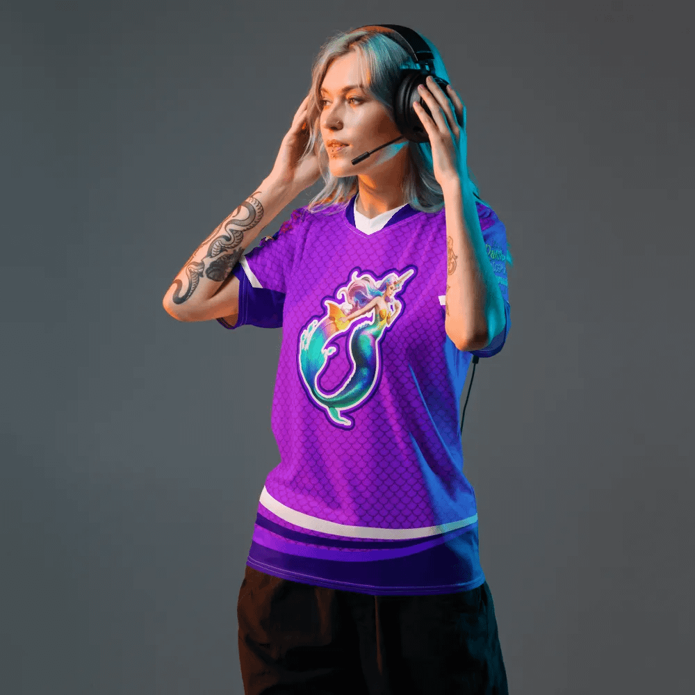 Rainbow Unicorn Mermaid Official Sportsball Jersey (Scale Edition) product image (8)