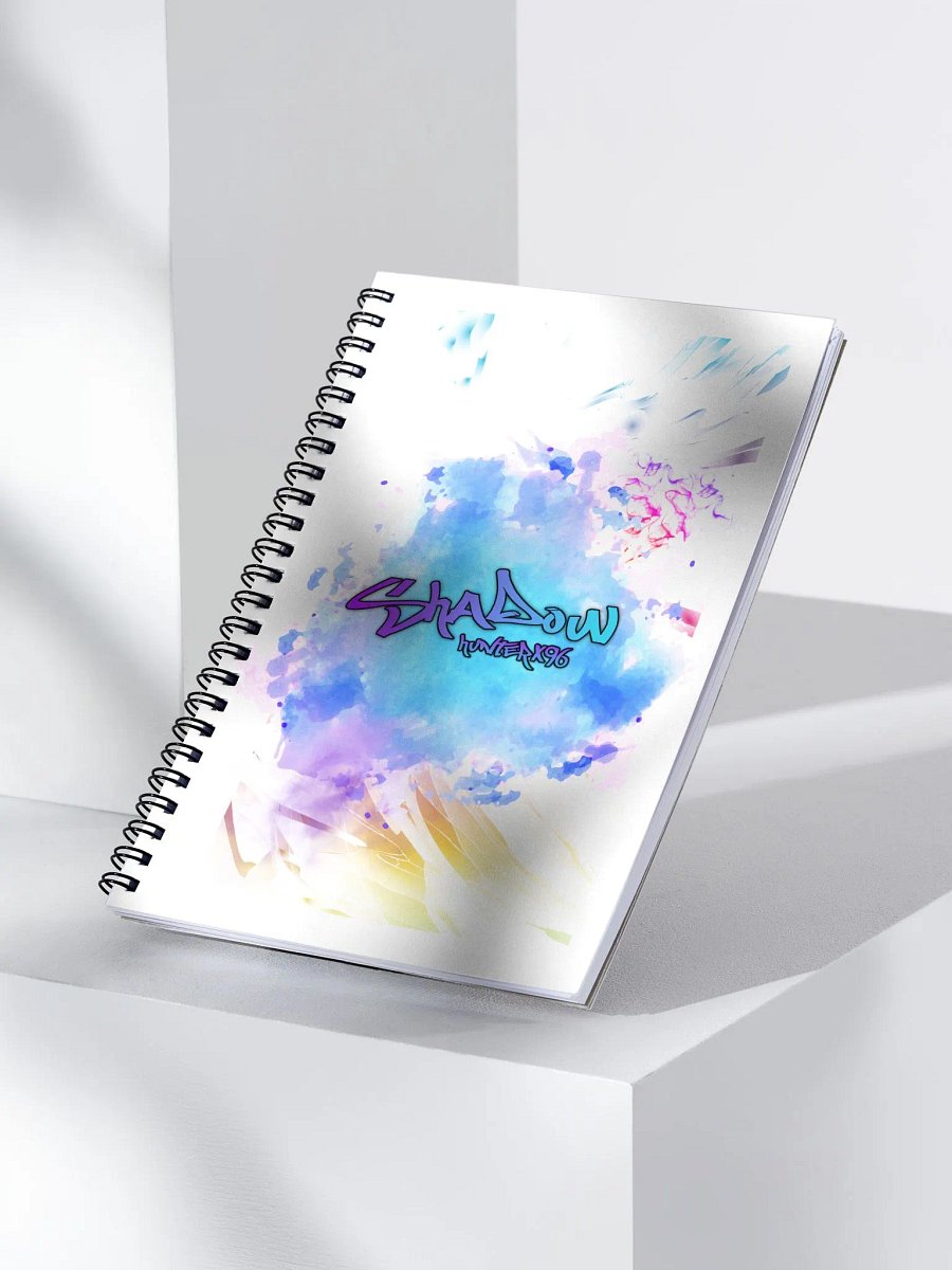 Watercolour smoke notebook product image (3)