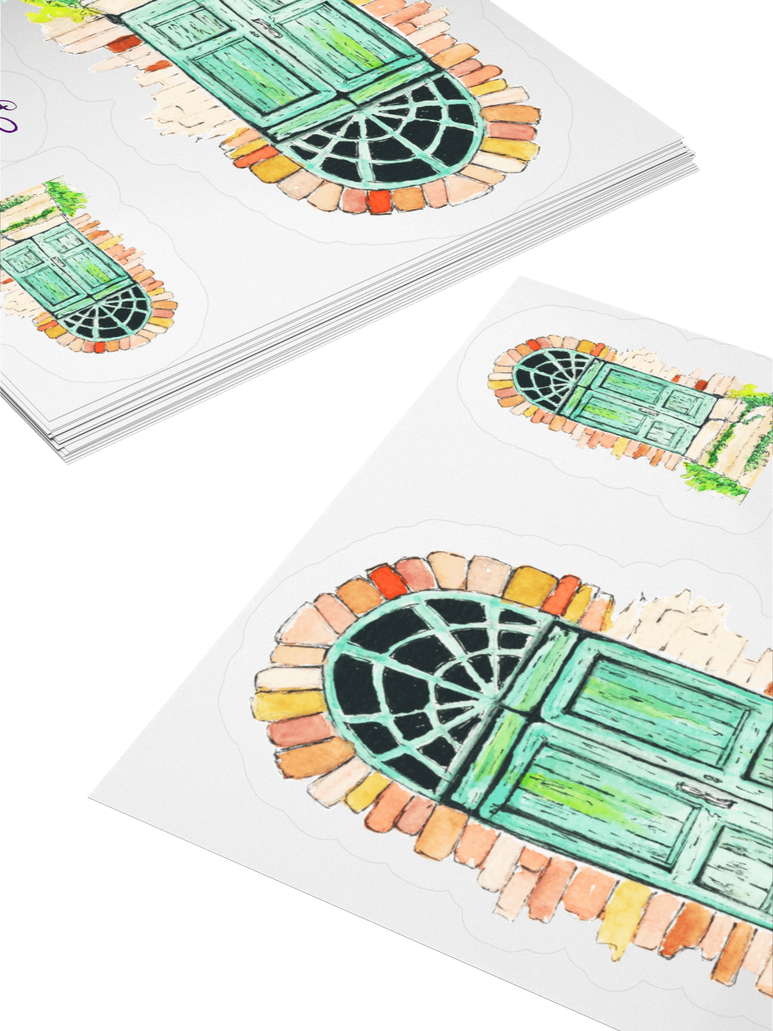 Double Door Arch Sticker product image (13)