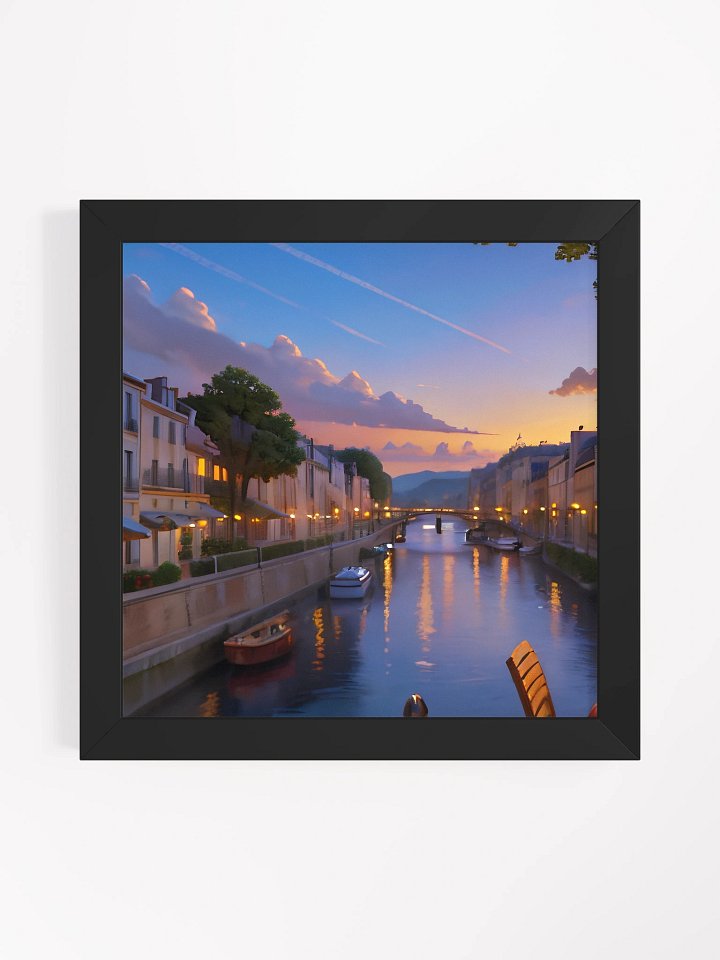 Sunset Canal Serenity Poster product image (4)