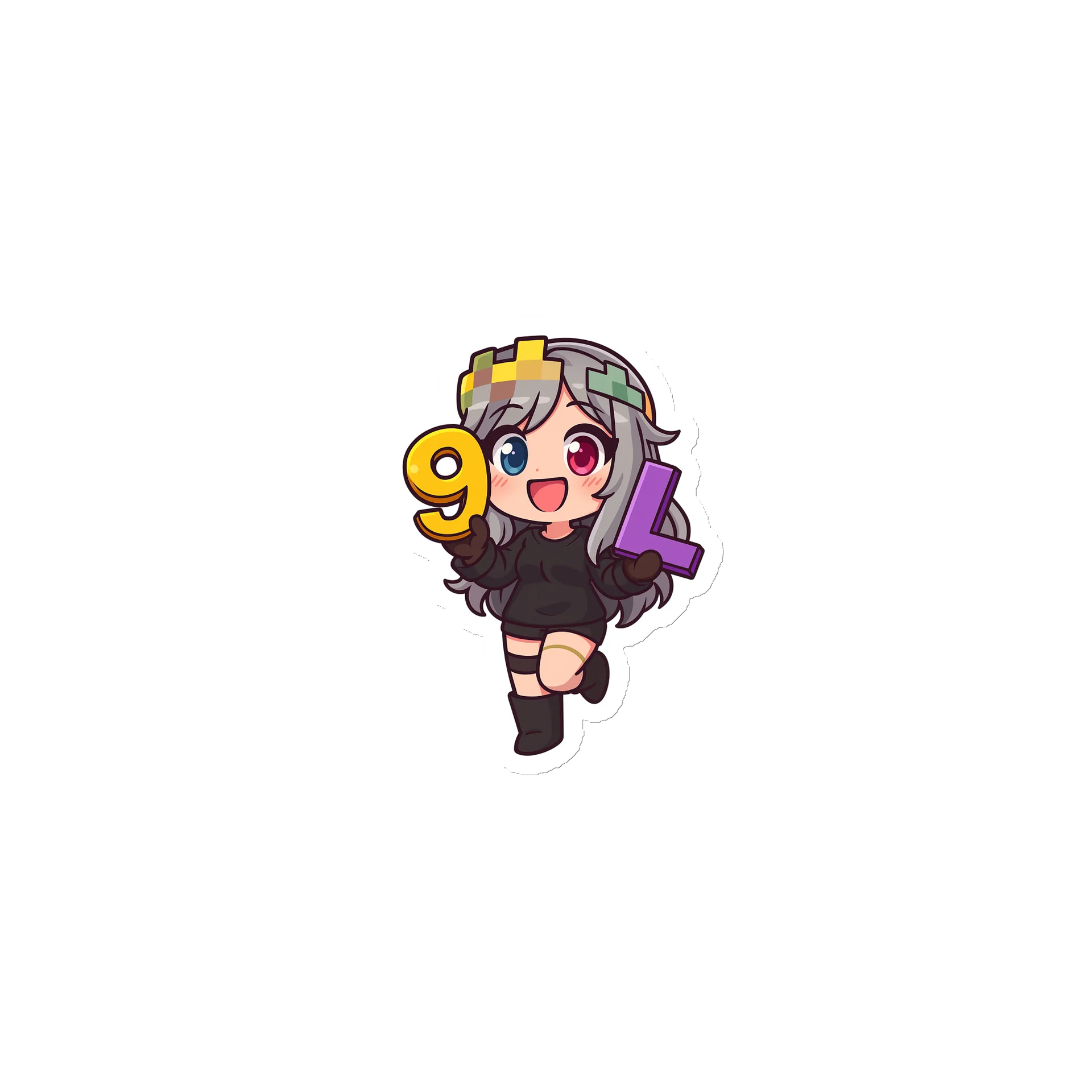 9LS4 Mellie_MC Die-Cut Magnets product image (1)