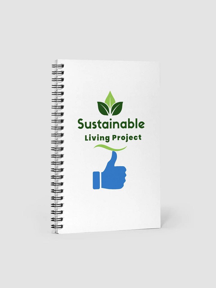 Eco-Friendly Spiral Notebook: Sustainable Living Edition product image (1)