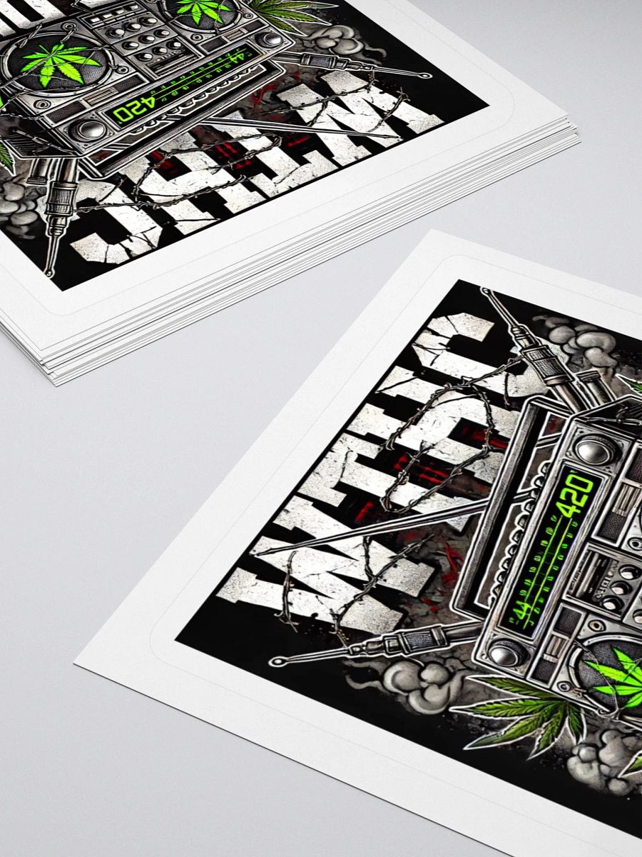 Da WTHC Radio Boombox Sticker Set product image (15)