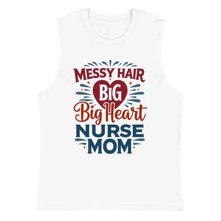Bold Nurse Mom Muscle Tank product image (6)