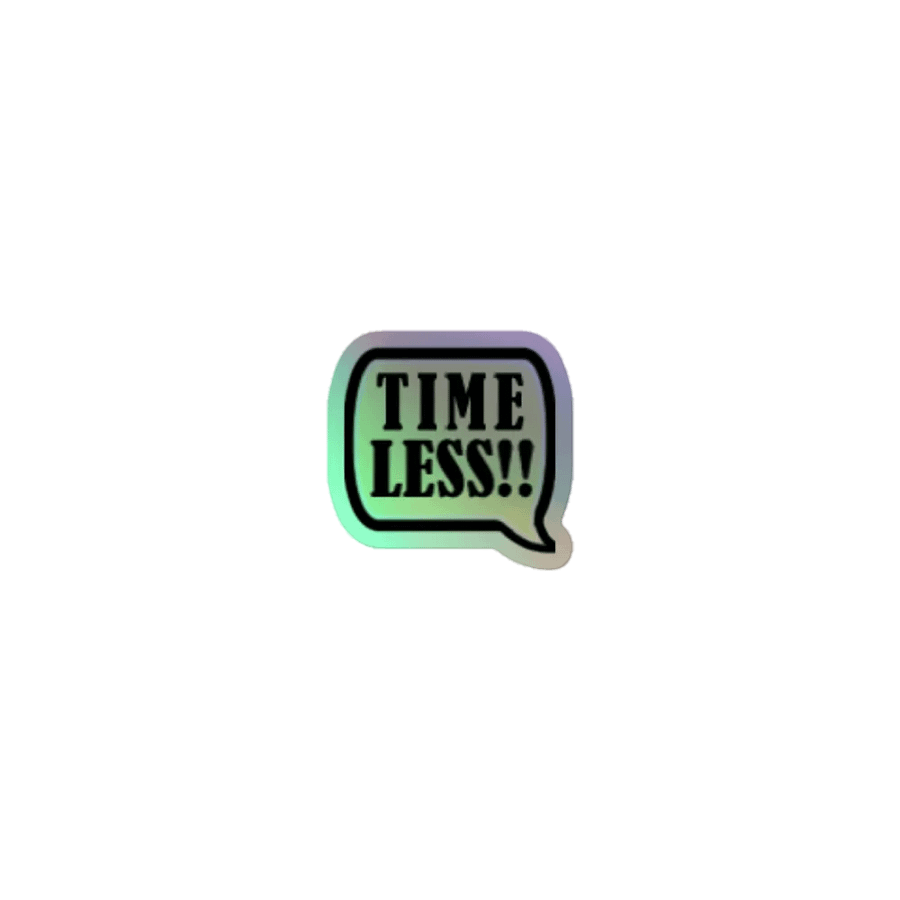 #BlameTimeless Holo Sticker product image (1)