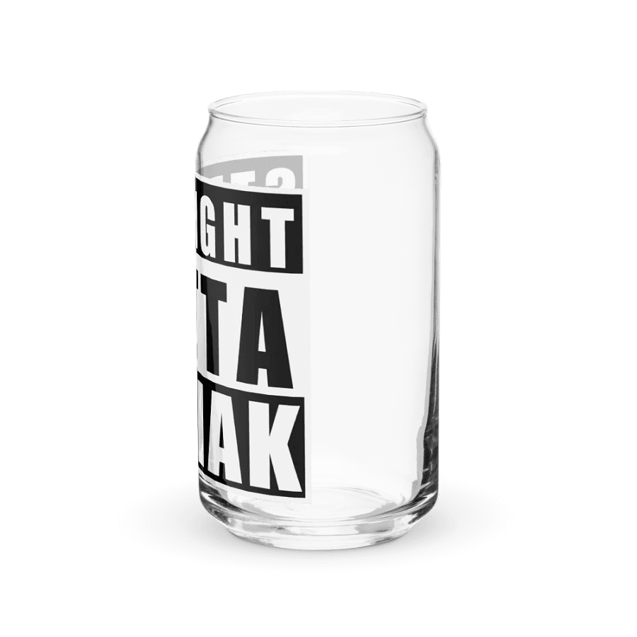 Straight Outta Kodiak Can-shaped Glass product image (7)