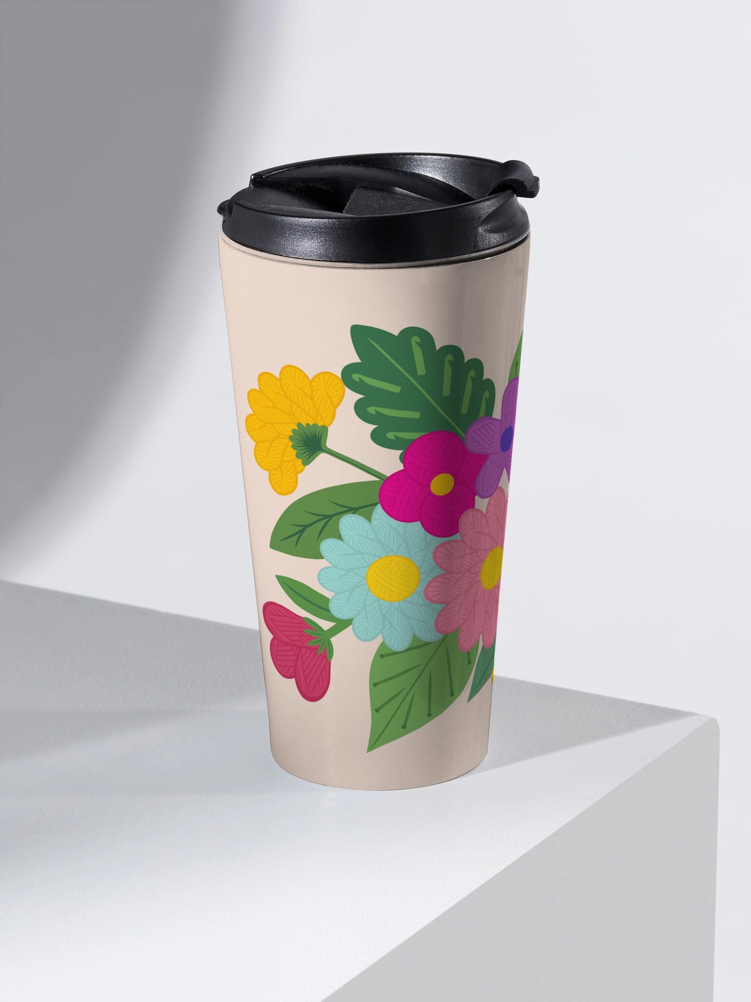 Floral Yarn Travel Mug product image (2)