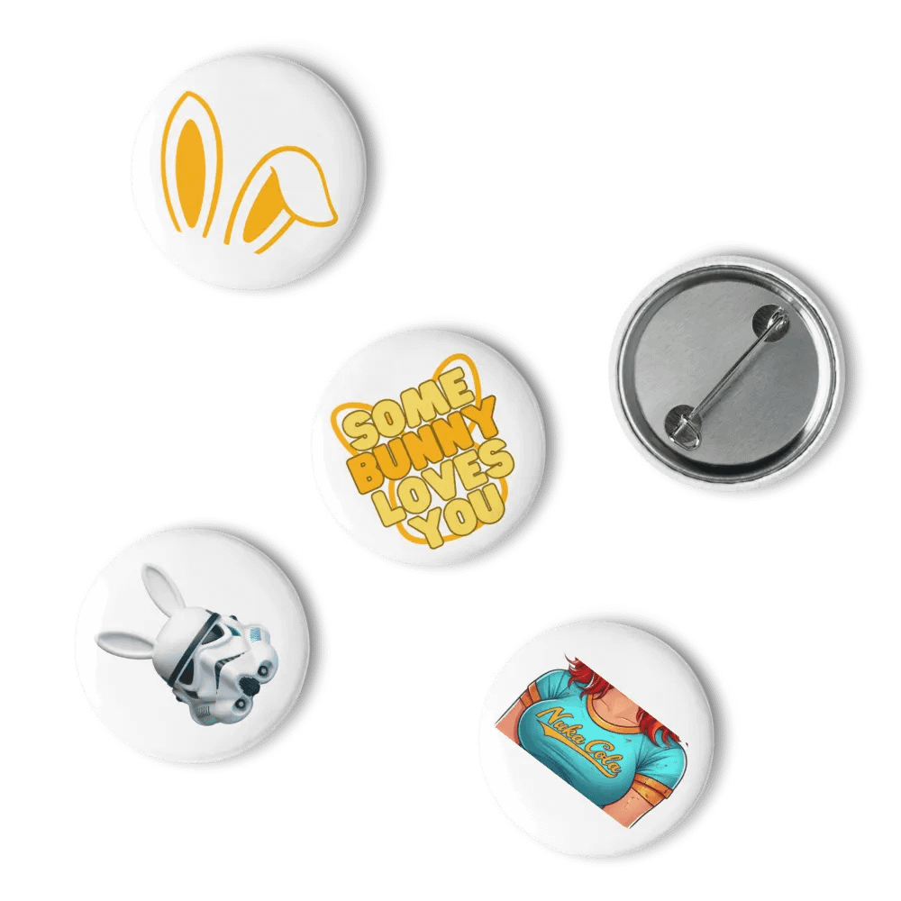 beskarbunny 5 Button Badge Set product image (15)