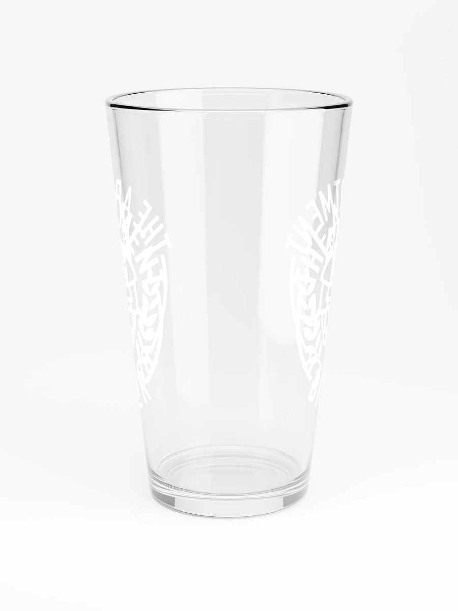 Main Logo Pint Glass (White) product image (3)