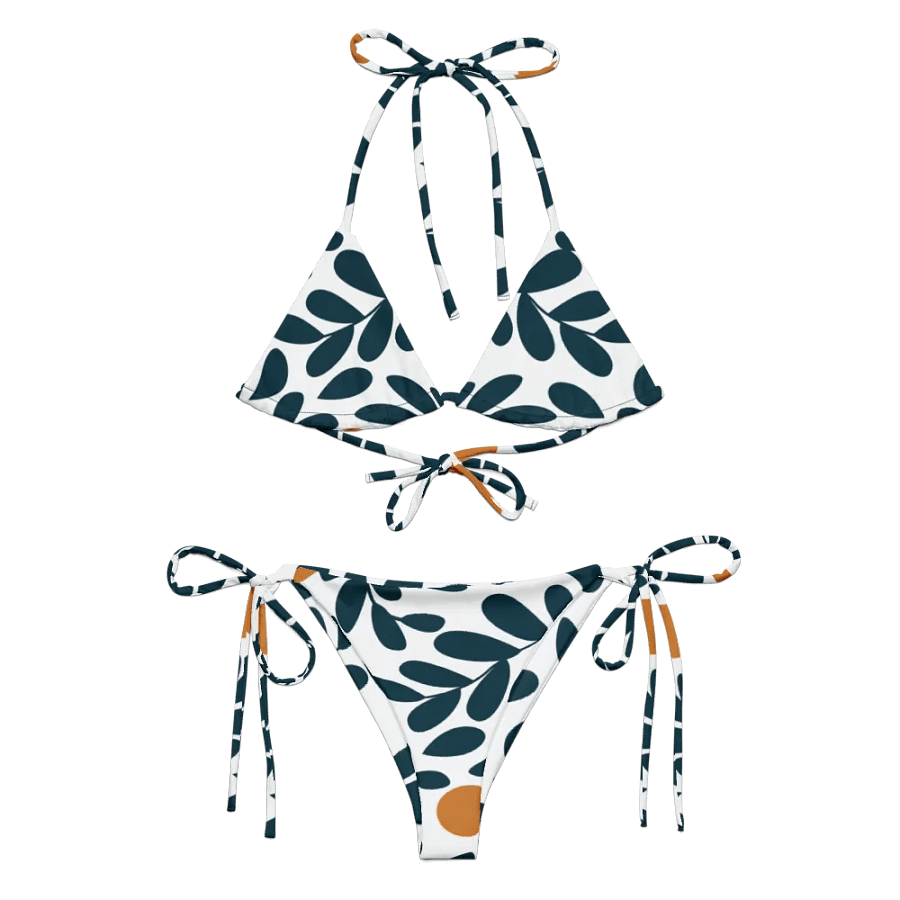 All-Over Print String Bikini - Nature Green product image (2)