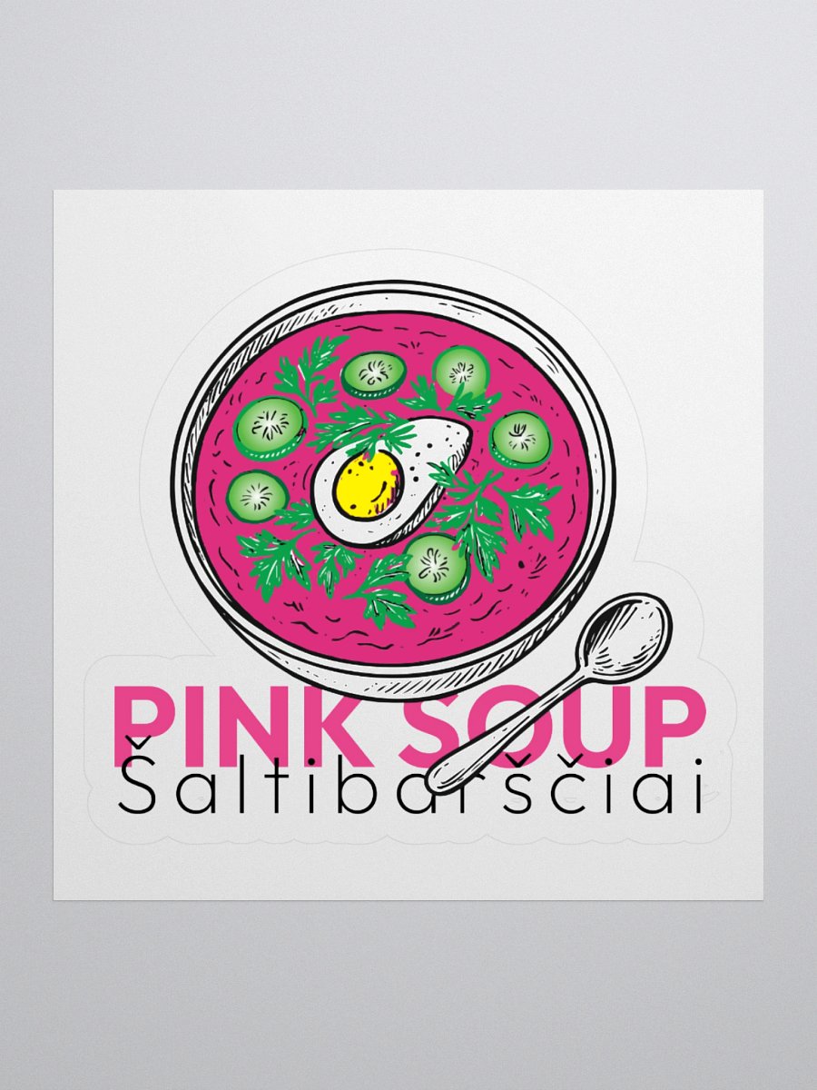 Pink Soup Sticker product image (1)